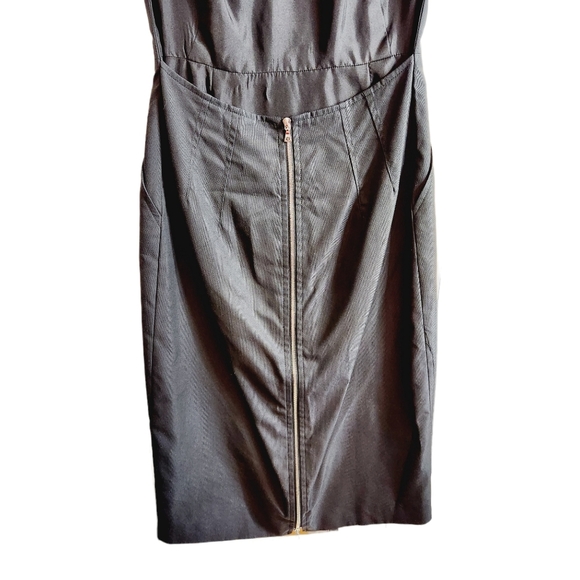 NWT Jenni Kayne Cut Out Midi pencil Cotton Dress w/ Silk Lining Size: 2 - Picture 6 of 9